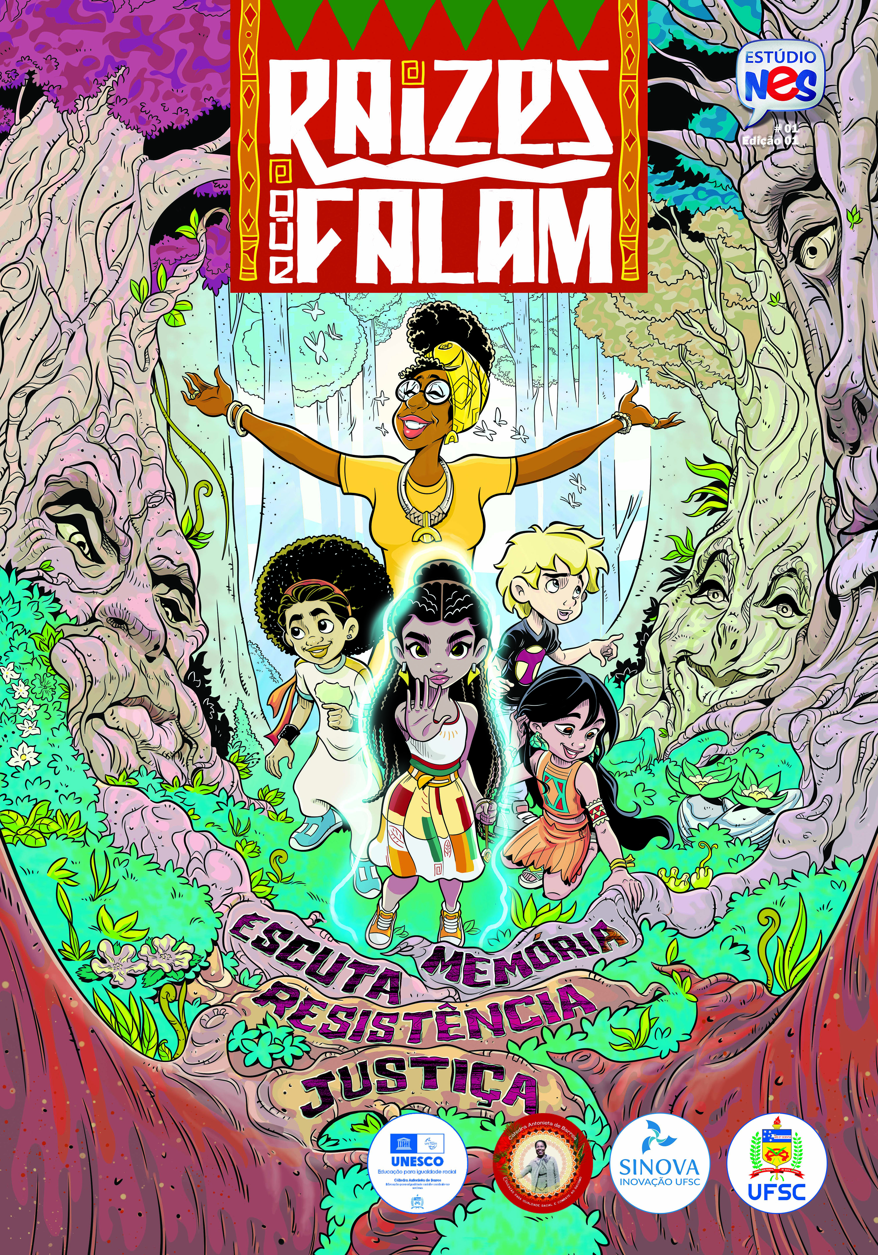 Raízes que Falam: HQ paradidática inédita terá pré-lançamento no Mês da Consciência Negra